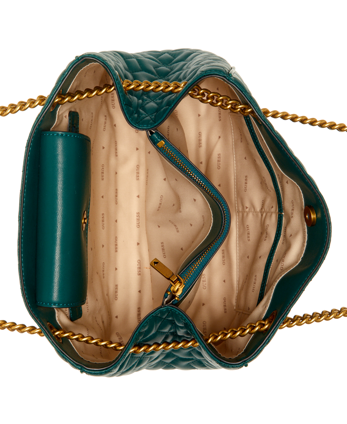 Cartera Guess Elenia Girlfriend Carryall For Verde-3