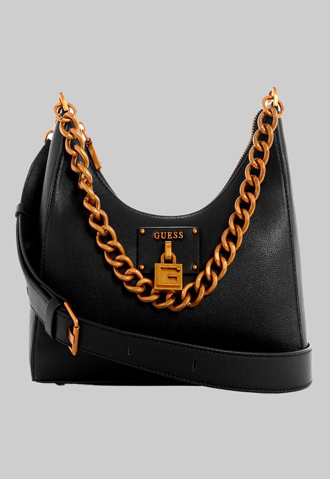 Cartera Centre Stage Hobo Bla Negro Guess-0