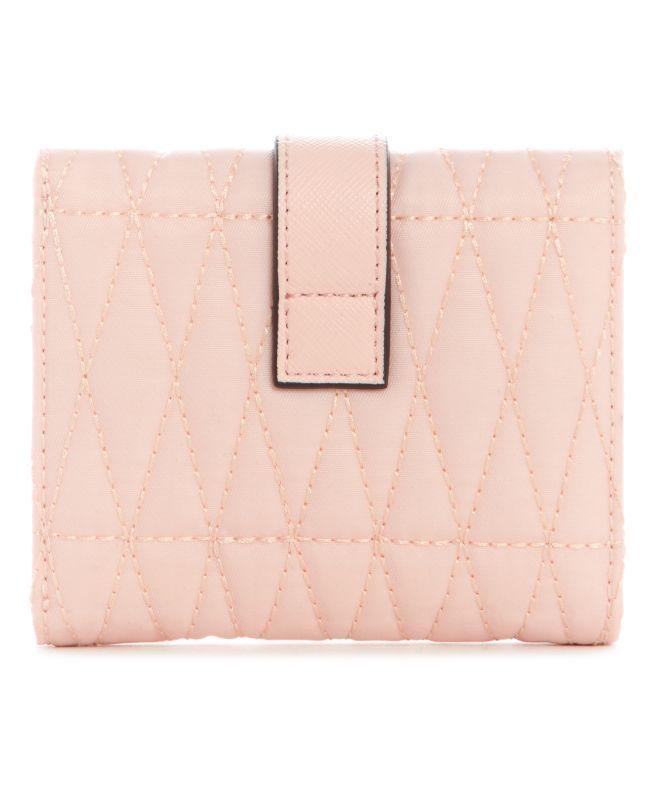 Billetera Guess Layla Slg Petite Trifold Pin Rosado Tu-1