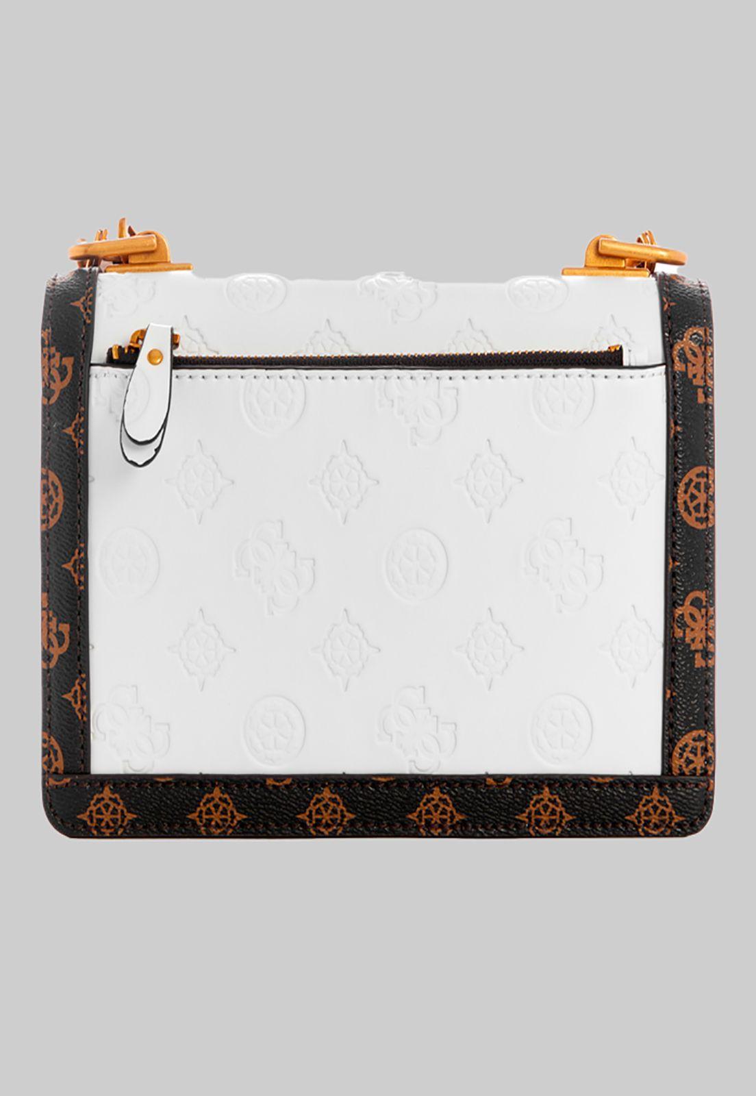 Cartera Abey Crossbody Flap Wlt Blanco Guess-2