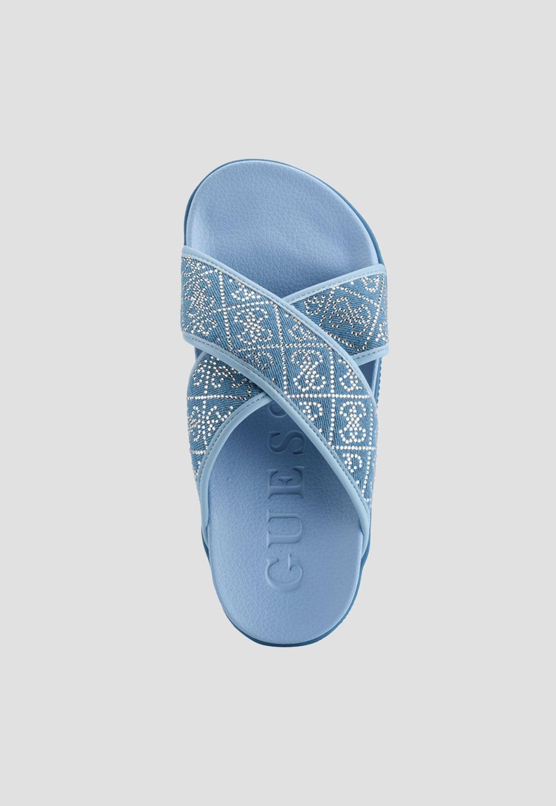 Sandalias Guess Footwear Gwrayden2-A Mbl01 Celeste-4