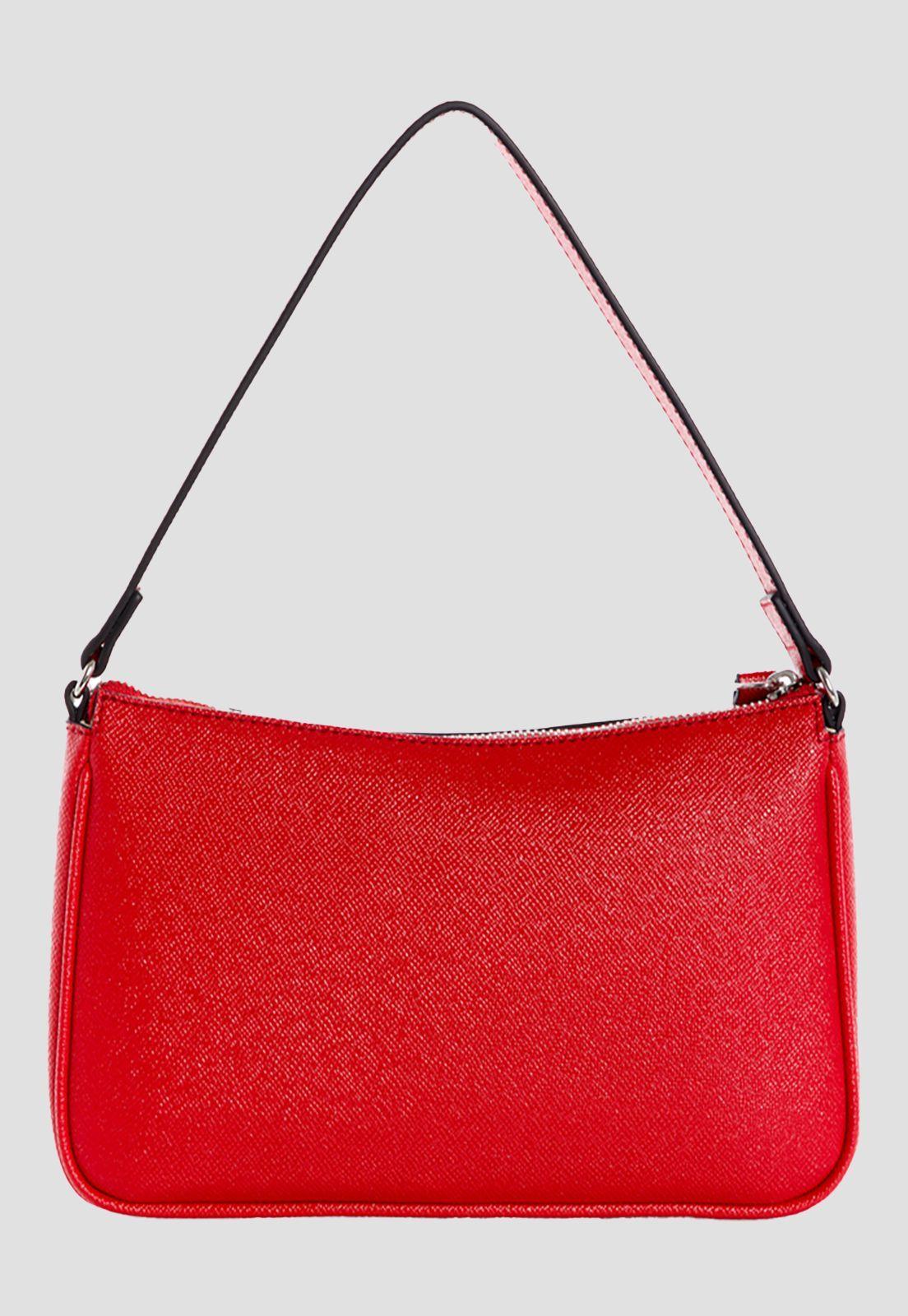 Mini Cartera Karlan Top Zip Crossbody Rojo Guess-2