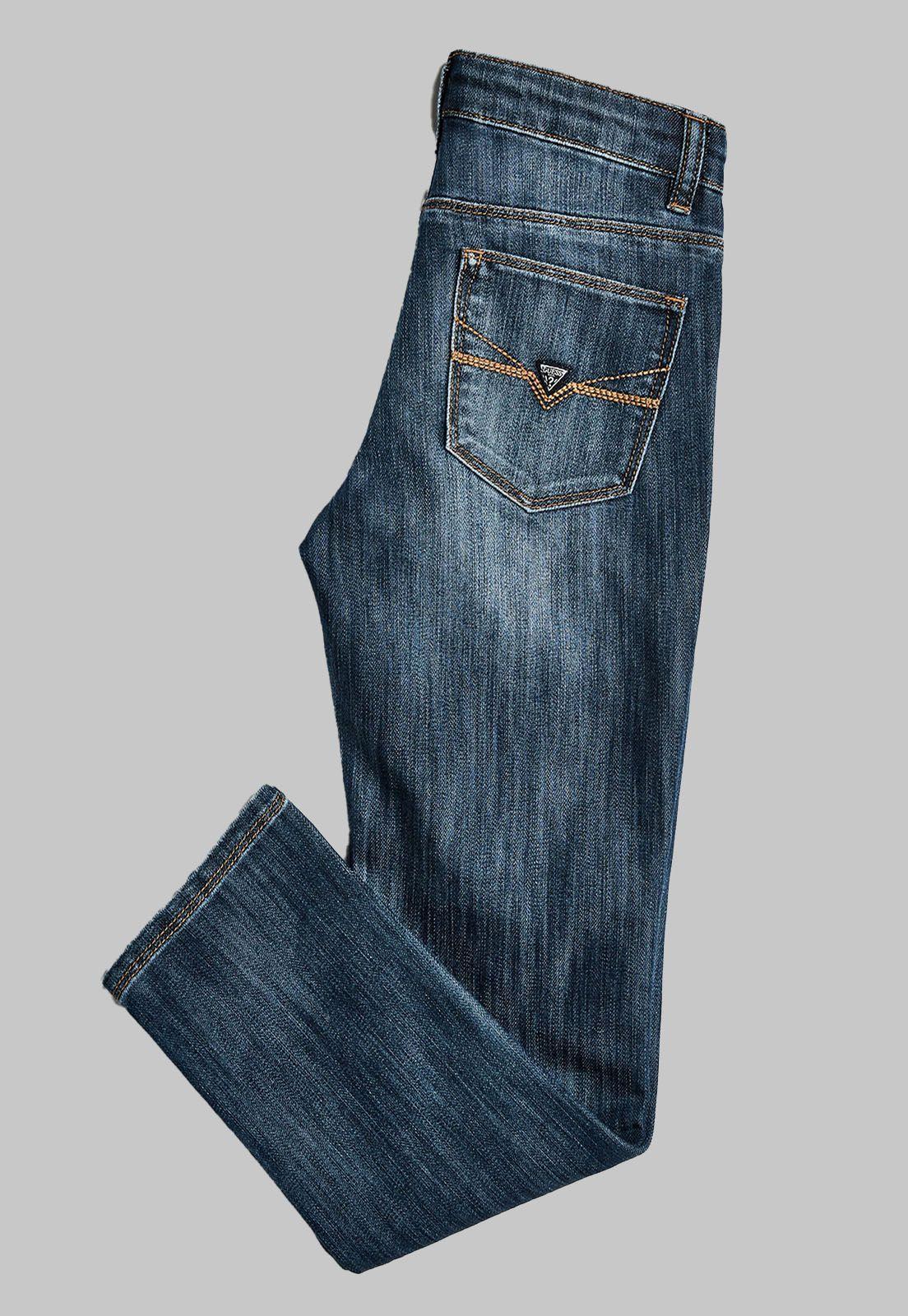 Jeans Halsted 5 Pkt Denimf Dstn Denim Guess Kids-1