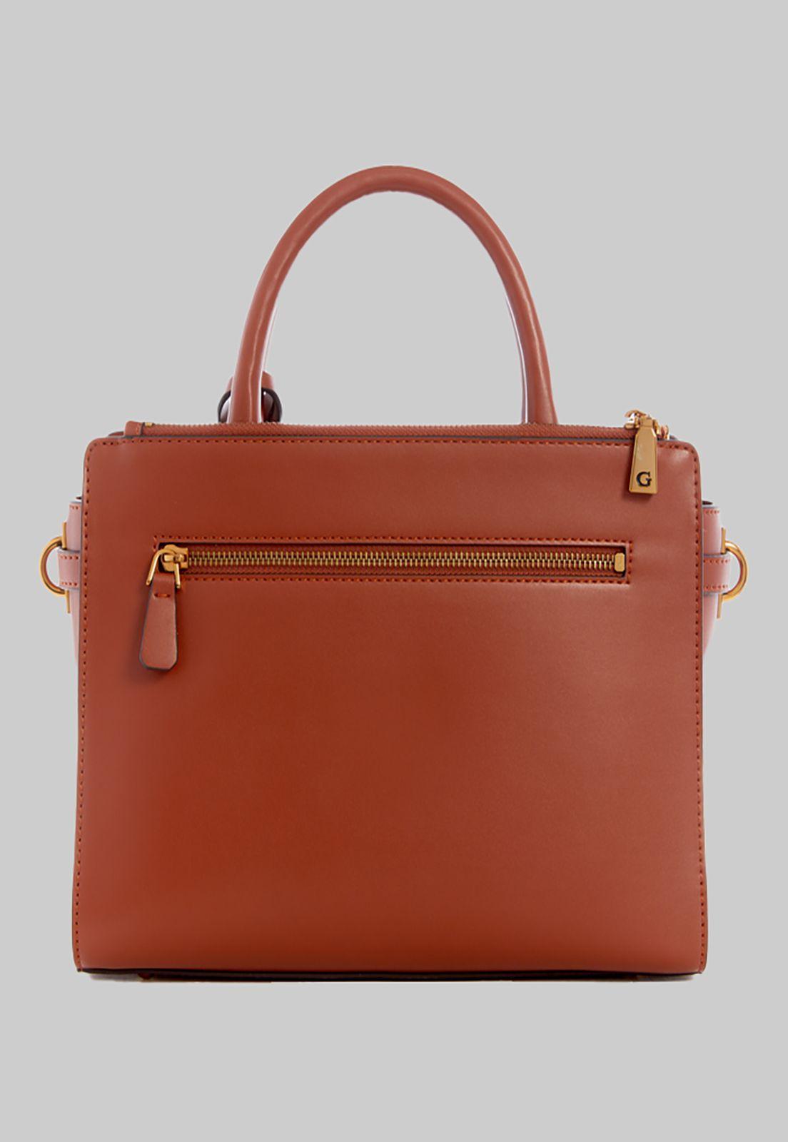 Cartera Guess Ginevra Elite Society Satchel Wky Café-2