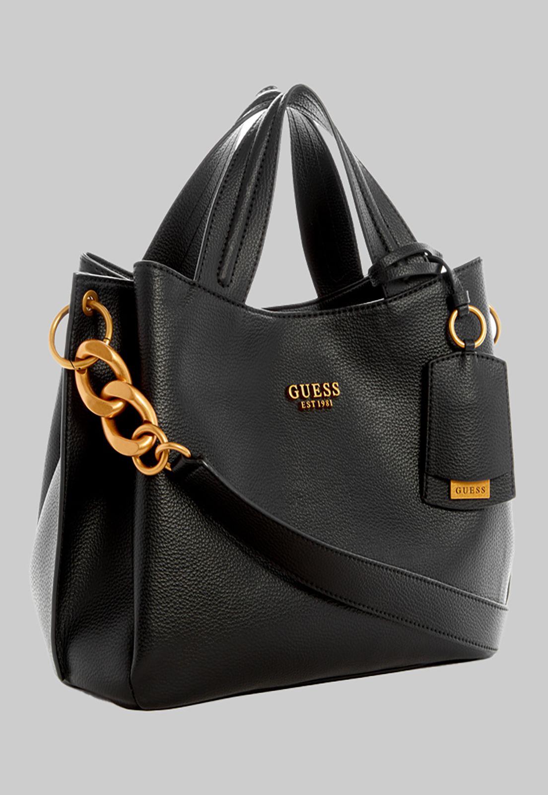Cartera Guess Zed Girlfriend Carryall Bla Negro-1