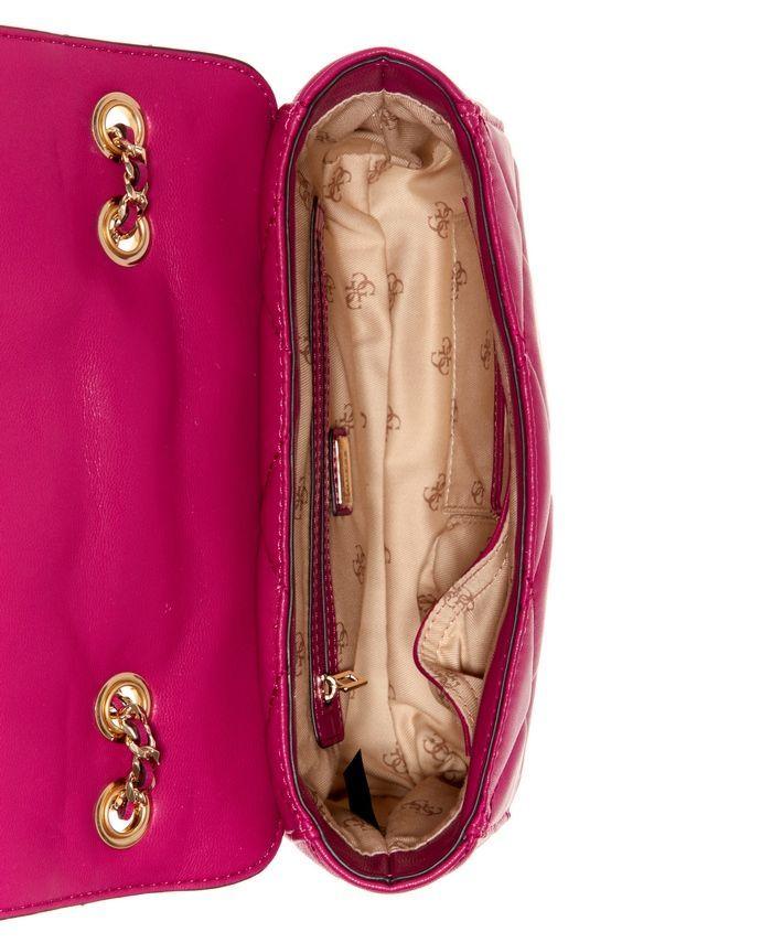 Cartera Cessily Convertible Flap Rosado Guess-2