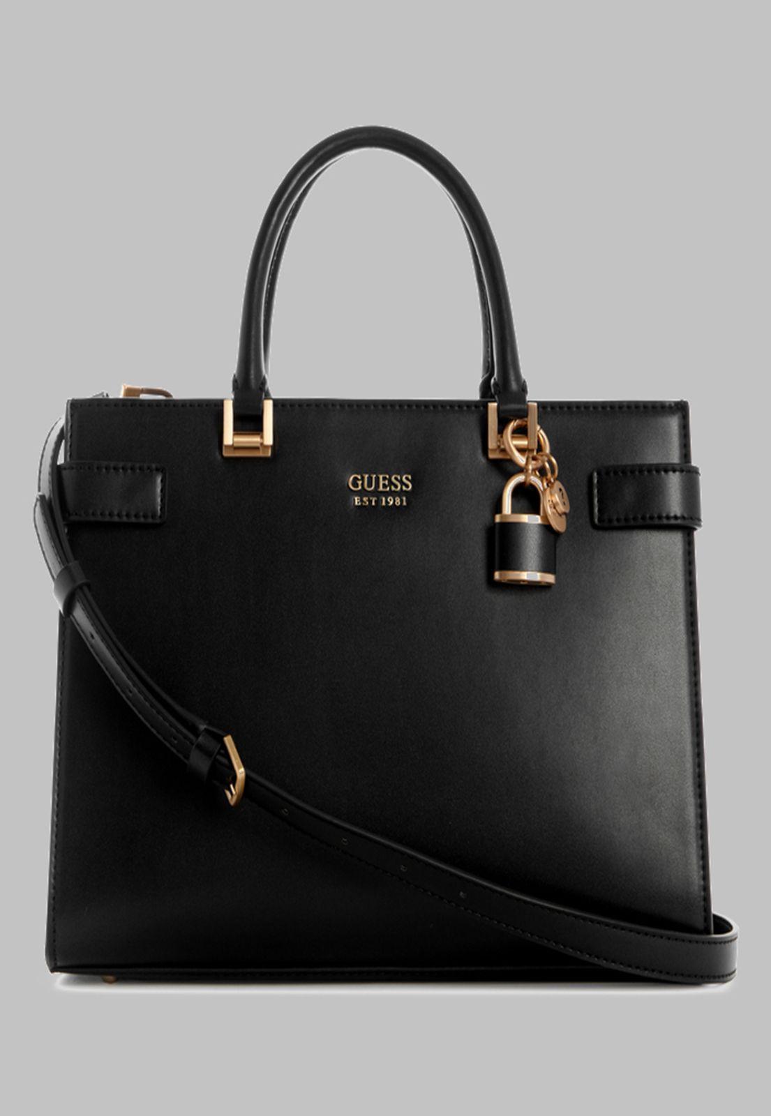Cartera Guess Atene Society Satchel Bla Negro-0