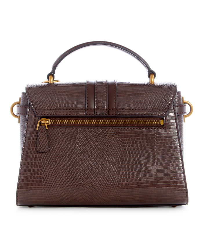 Cartera Guess Ginevra Top Handle Flap Bro Café-2