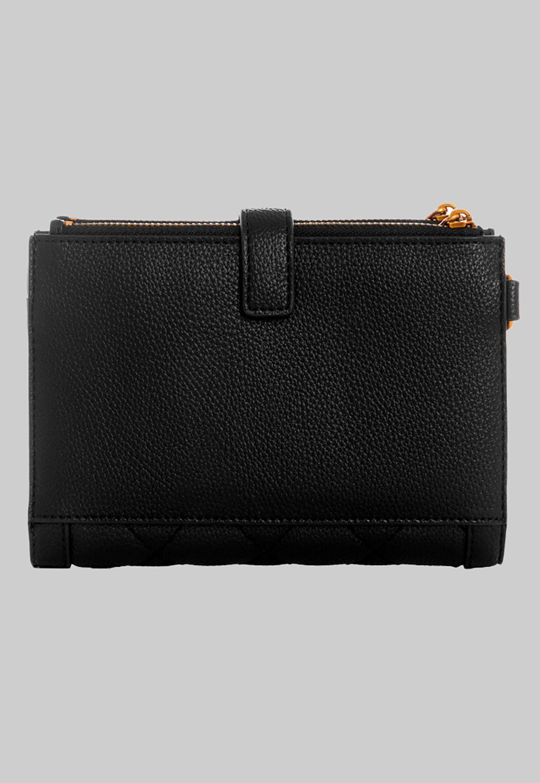 Billetera Abey Slg Double Organizr Negro Guess-1