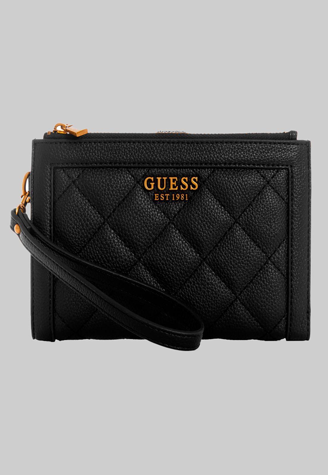 Billetera Abey Slg Double Organizr Negro Guess-0