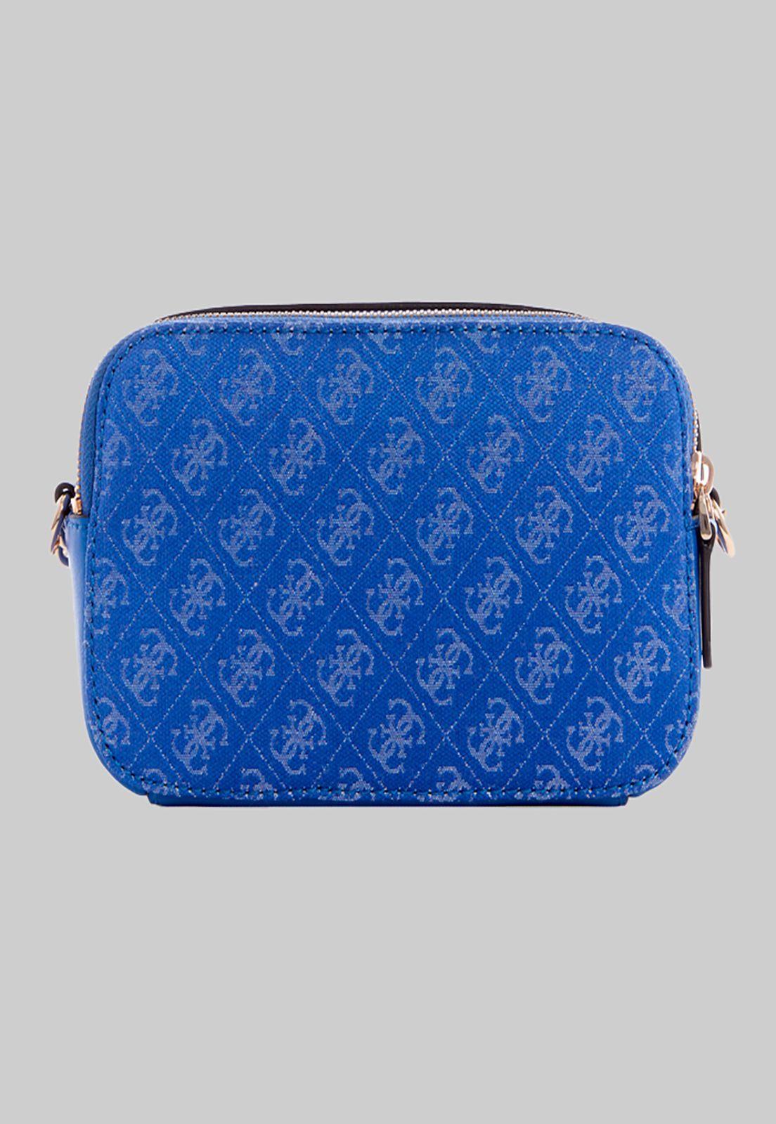 Cartera Noelle Crossbody Camera Blu Azul Guess-2