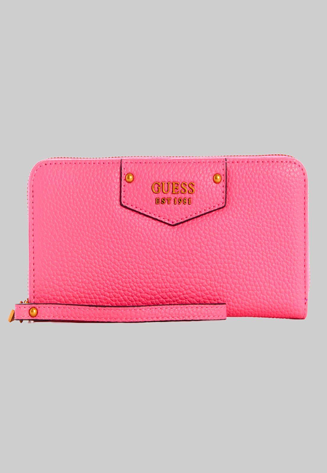 Billetera Eco Brenton Around Bpk Rosado Guess-0