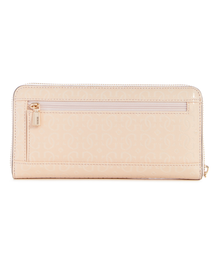 Billetera Guess Alexie Slg Large Zip Around Plr Rosado-1