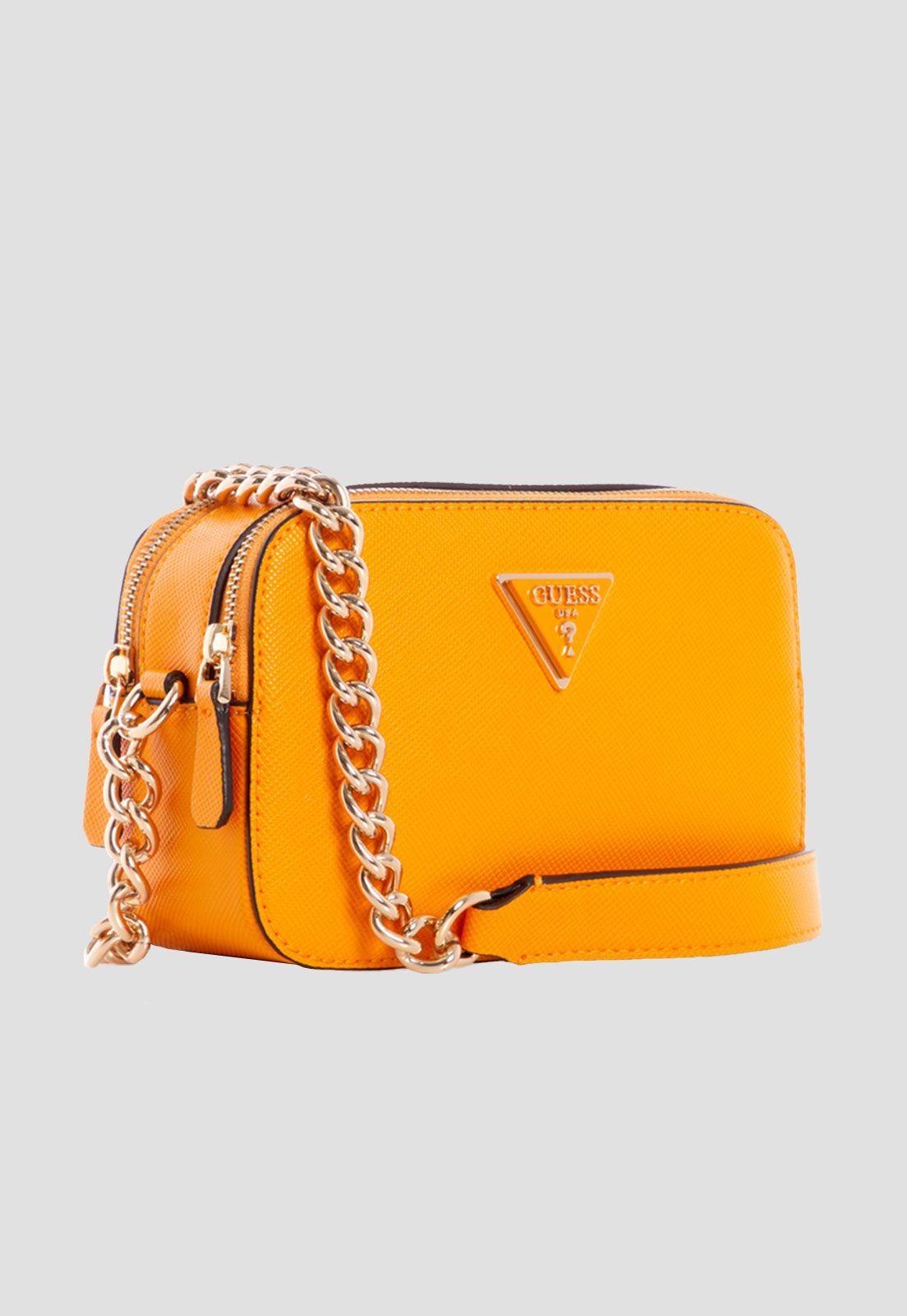 Cartera Noelle Crossbody Camera Man Naranjo Guess-1