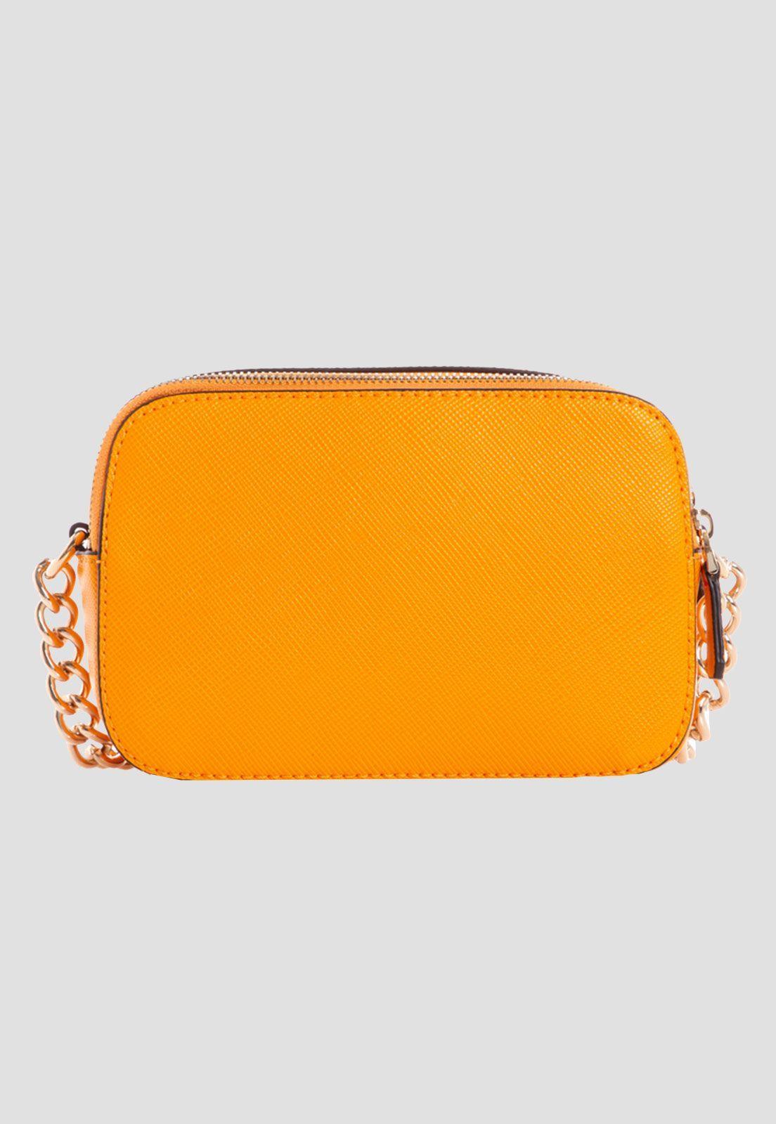 Cartera Noelle Crossbody Camera Man Naranjo Guess-2