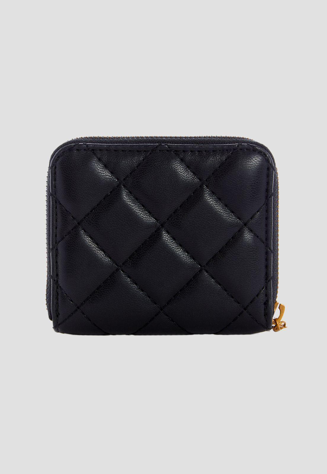 Billetera Cessily Small Around Bla Negro Guess-1