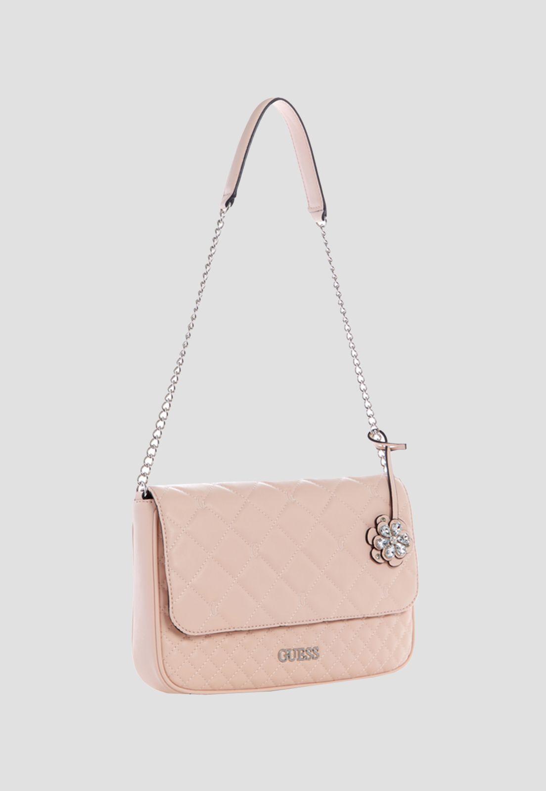 Cartera Gretna Crossbody Flap Bls Rosado Guess-1