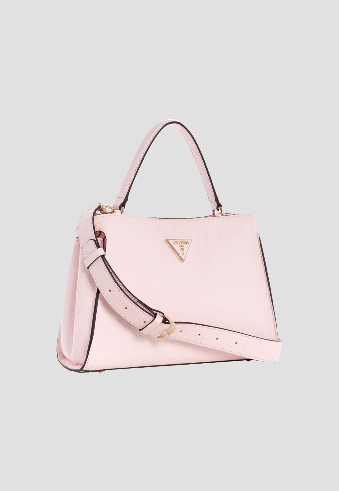 Cartera Downtown Chic Turnlok Satchel Rosado Guess-1