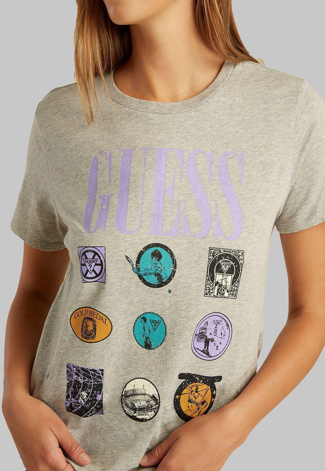 Polera Su Games Logo Tee Lhy Guess-1