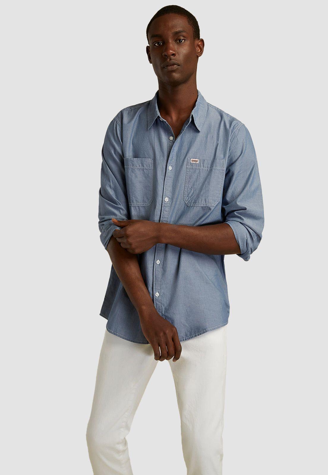 Camisa Guess Go Kit Ls Button Up-0