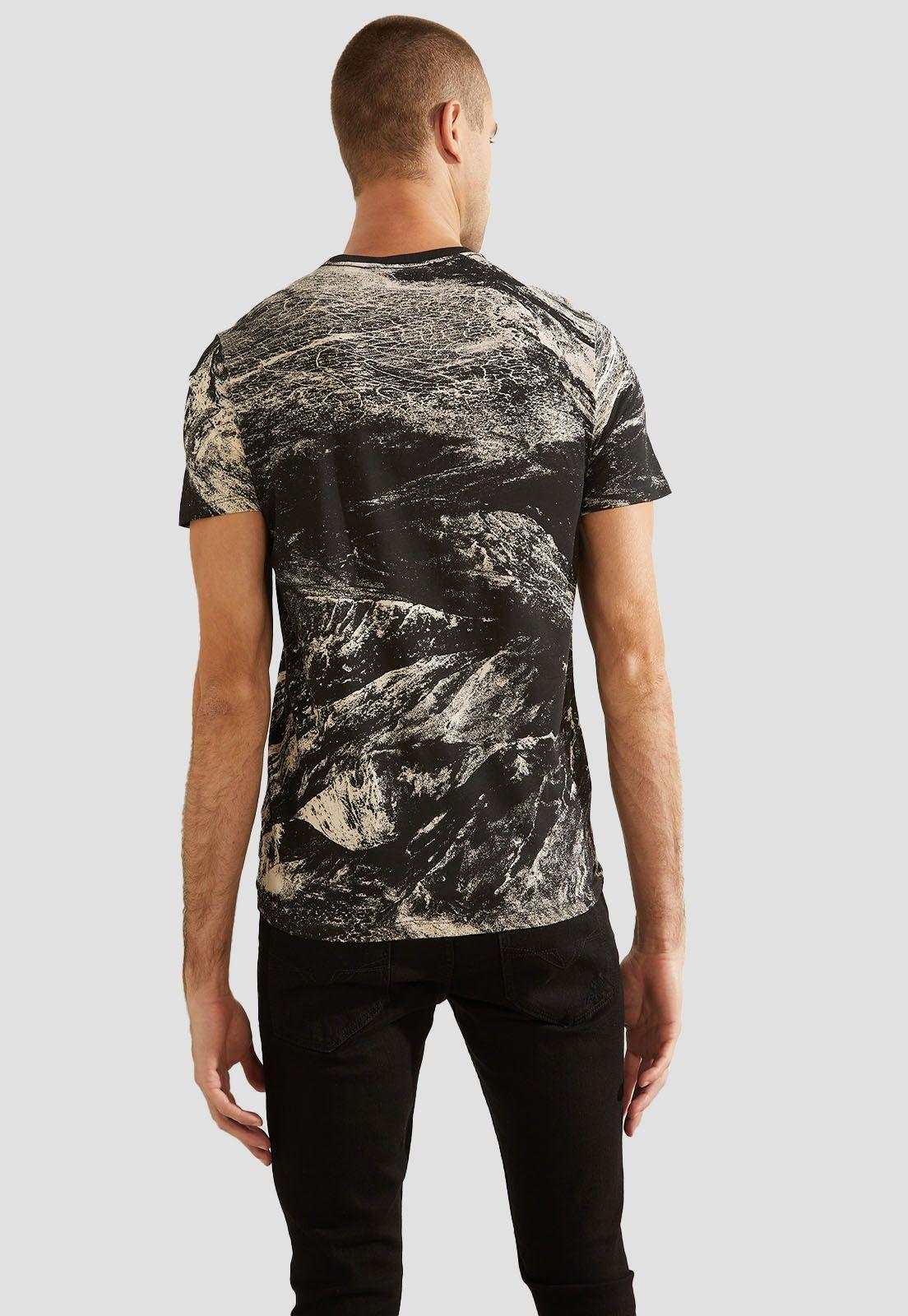 Polera Ss Bsc Embossed Logo Guess-3