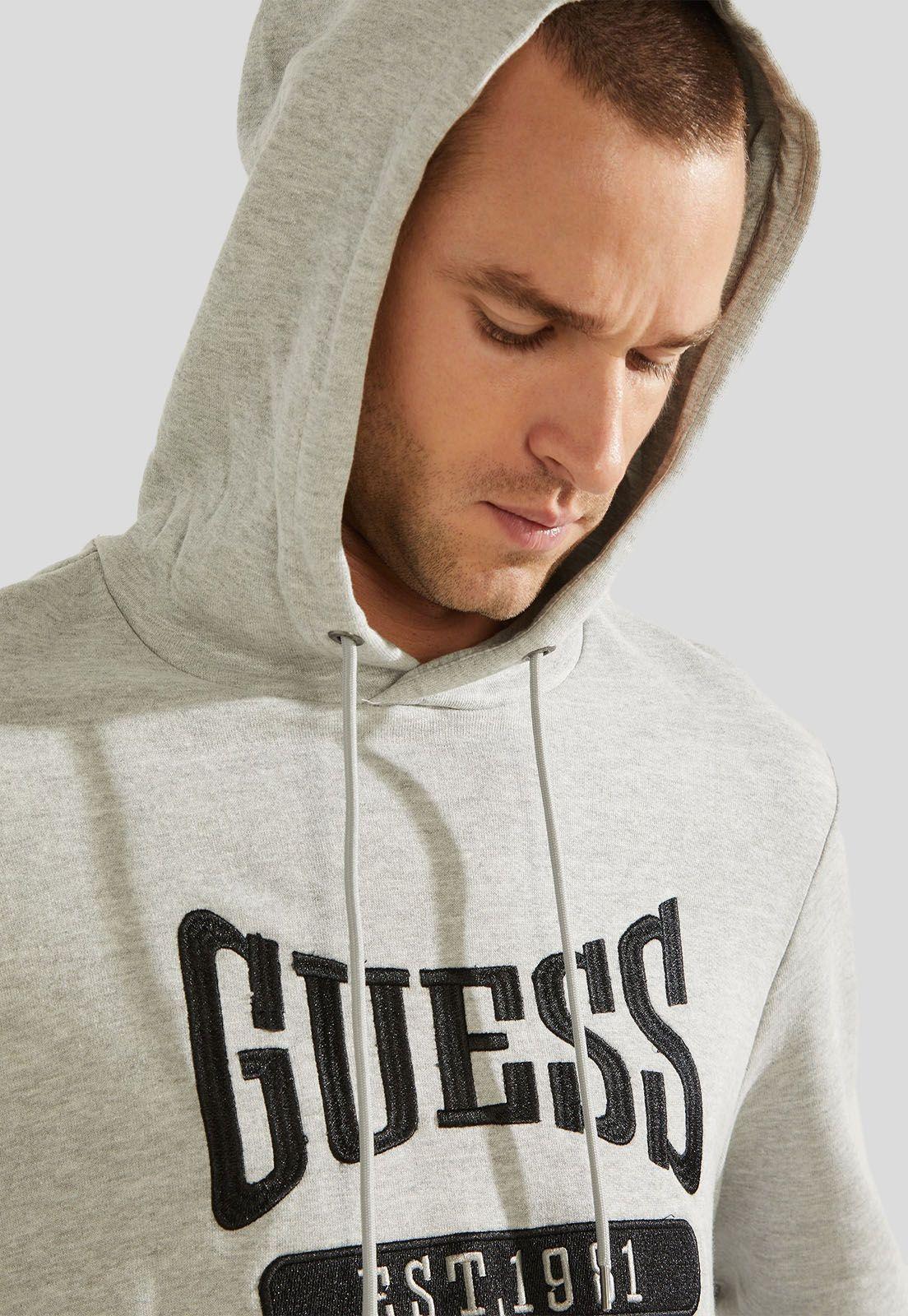 Poleron Orgnc Cotton Gym Hoodie H9C9 Guess-3