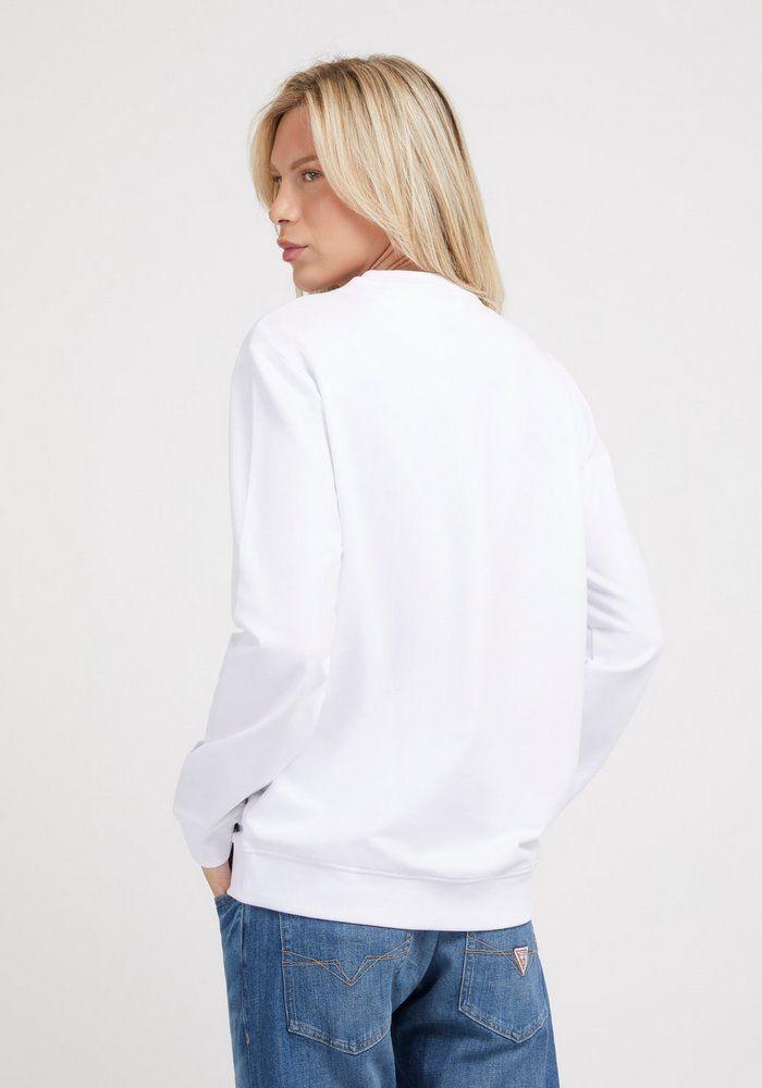 Polerón Guess Audley Cn Fleece G011 Blanco-1