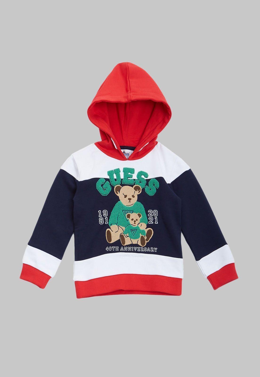 Poleron Hooded Active Top Guess Kids-0