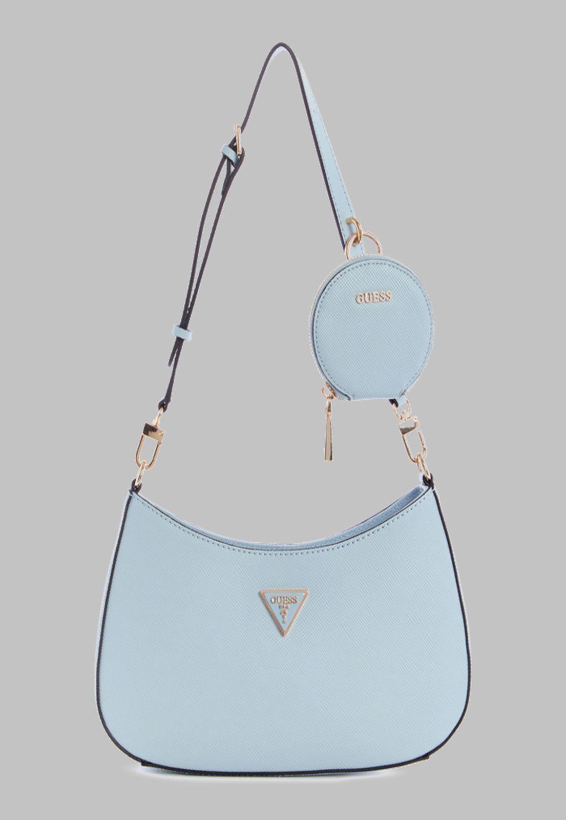 Cartera Guess Alexie Top Zip Shoulder Bag Pod Celeste-0