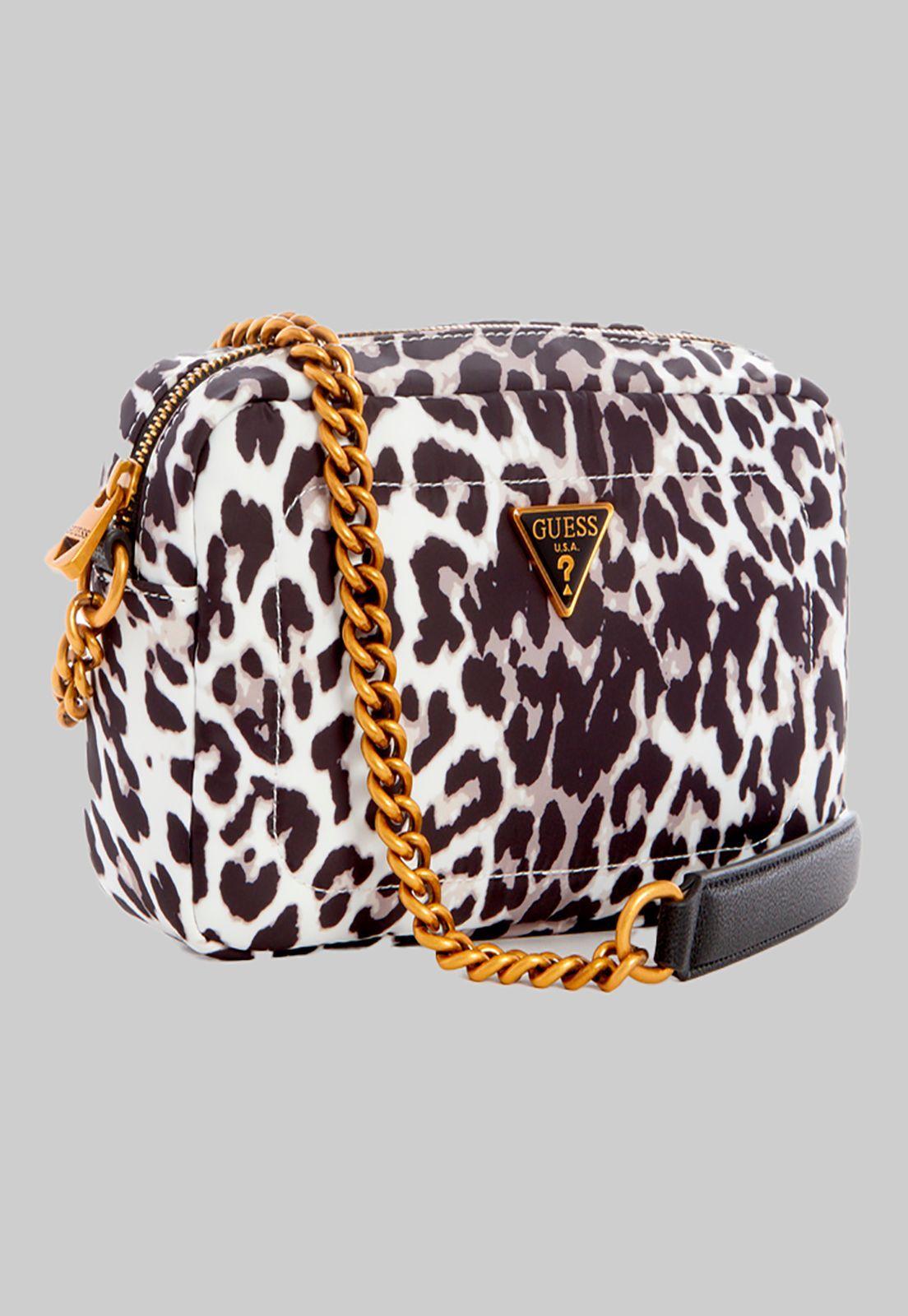 Cartera Eco Gemma Camera Bag Leo Negro Guess-1