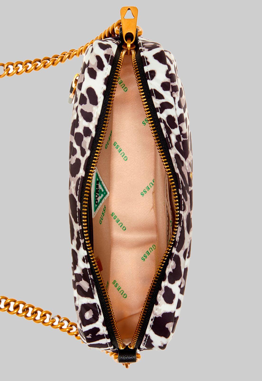 Cartera Eco Gemma Camera Bag Leo Negro Guess-3