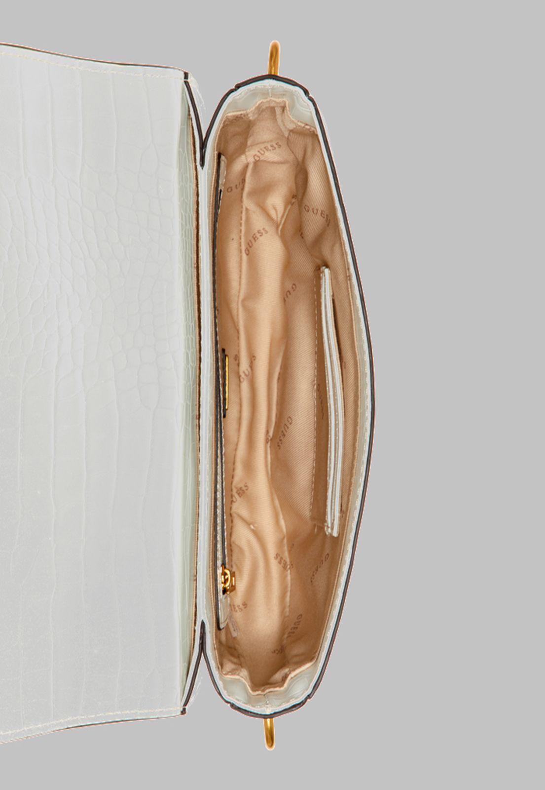 Cartera Guess Danna Saddle Bag Whi Blanco-3