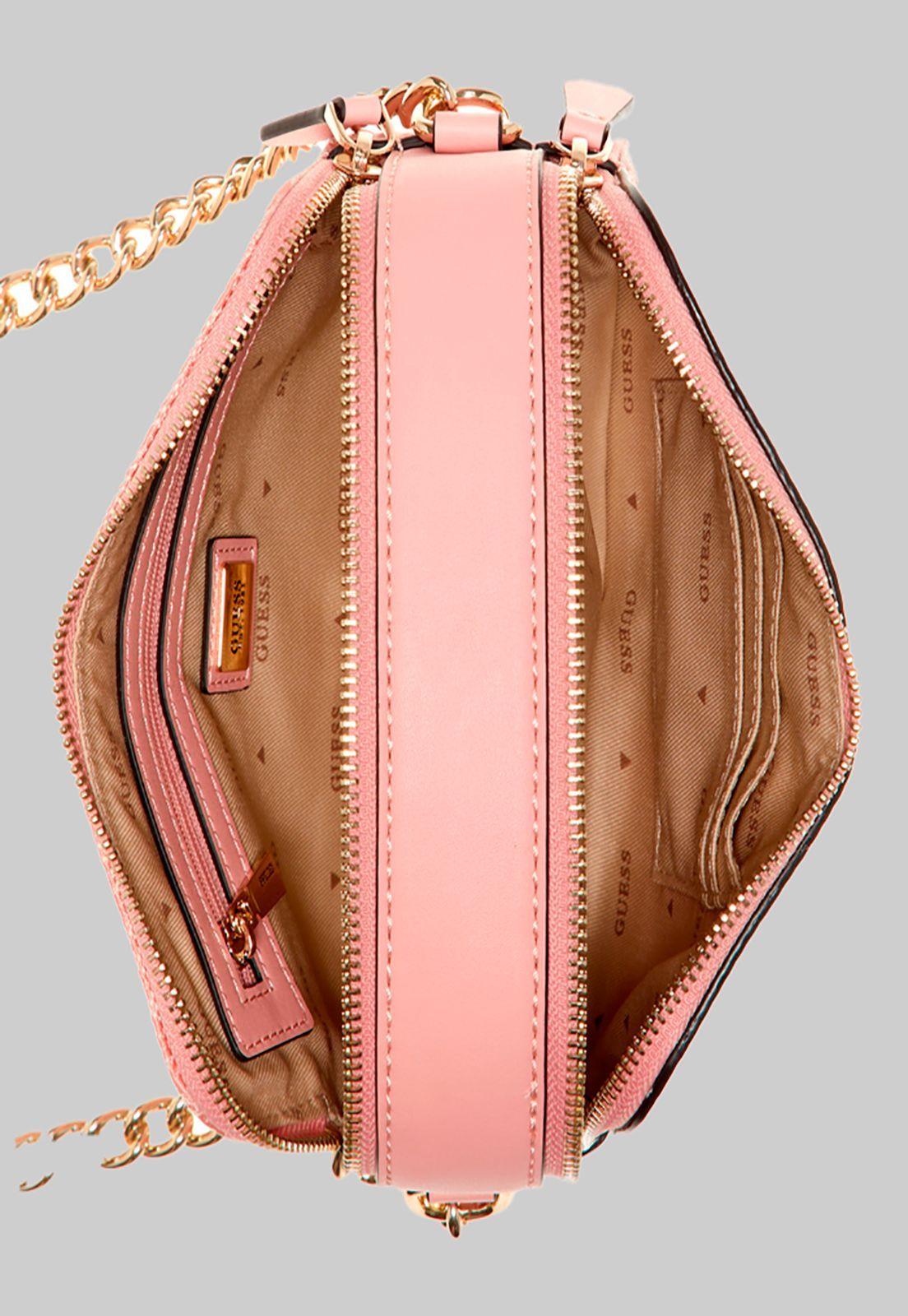 Cartera Noelle Crossbody Camera Dpd Rosado Guess-3