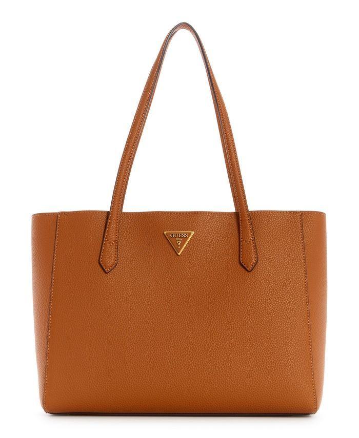 Cartera Downt Turnlock Tote Café Guess-0