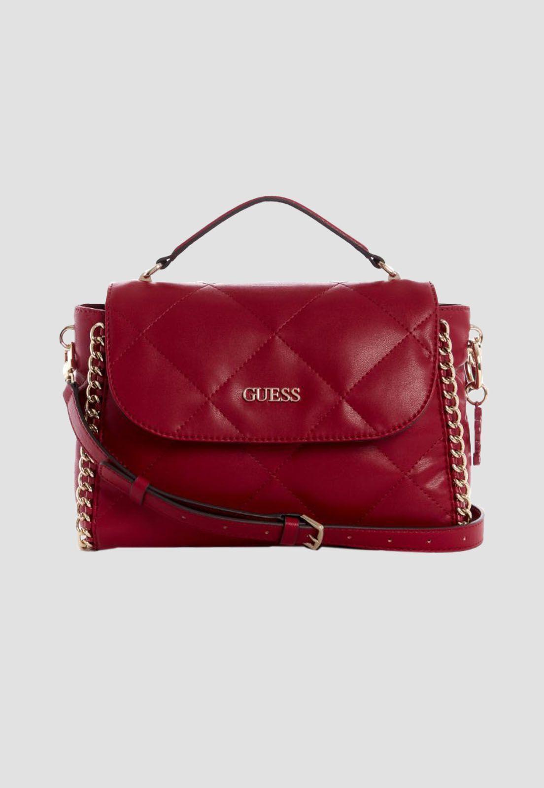 Cartera Khatia Top Handle Flap Plu Guess-0