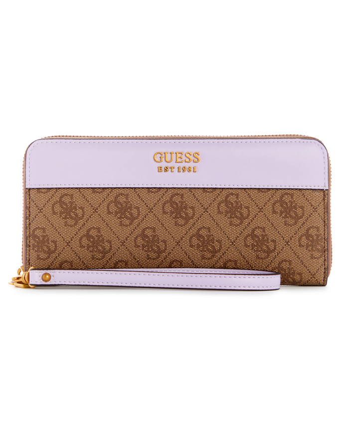 Billetera Guess Katey  Large  Around Llc Morado-0