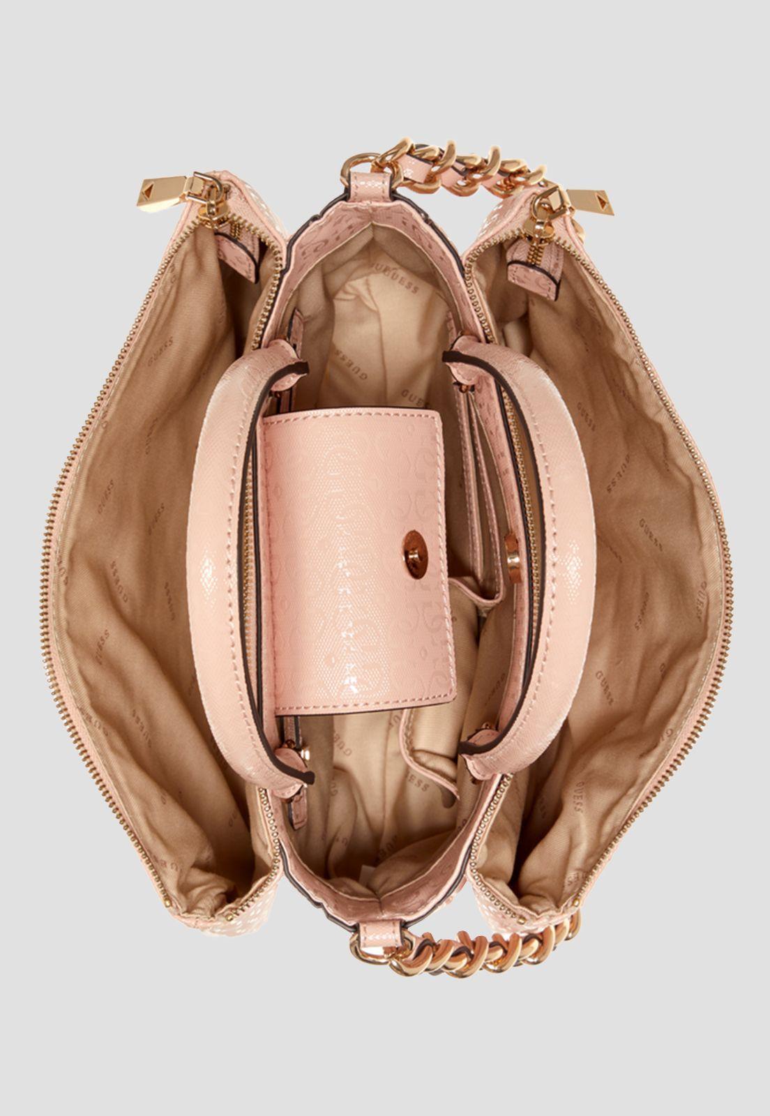 Cartera Kobo Status Satchel Dpd Rosado Guess-2