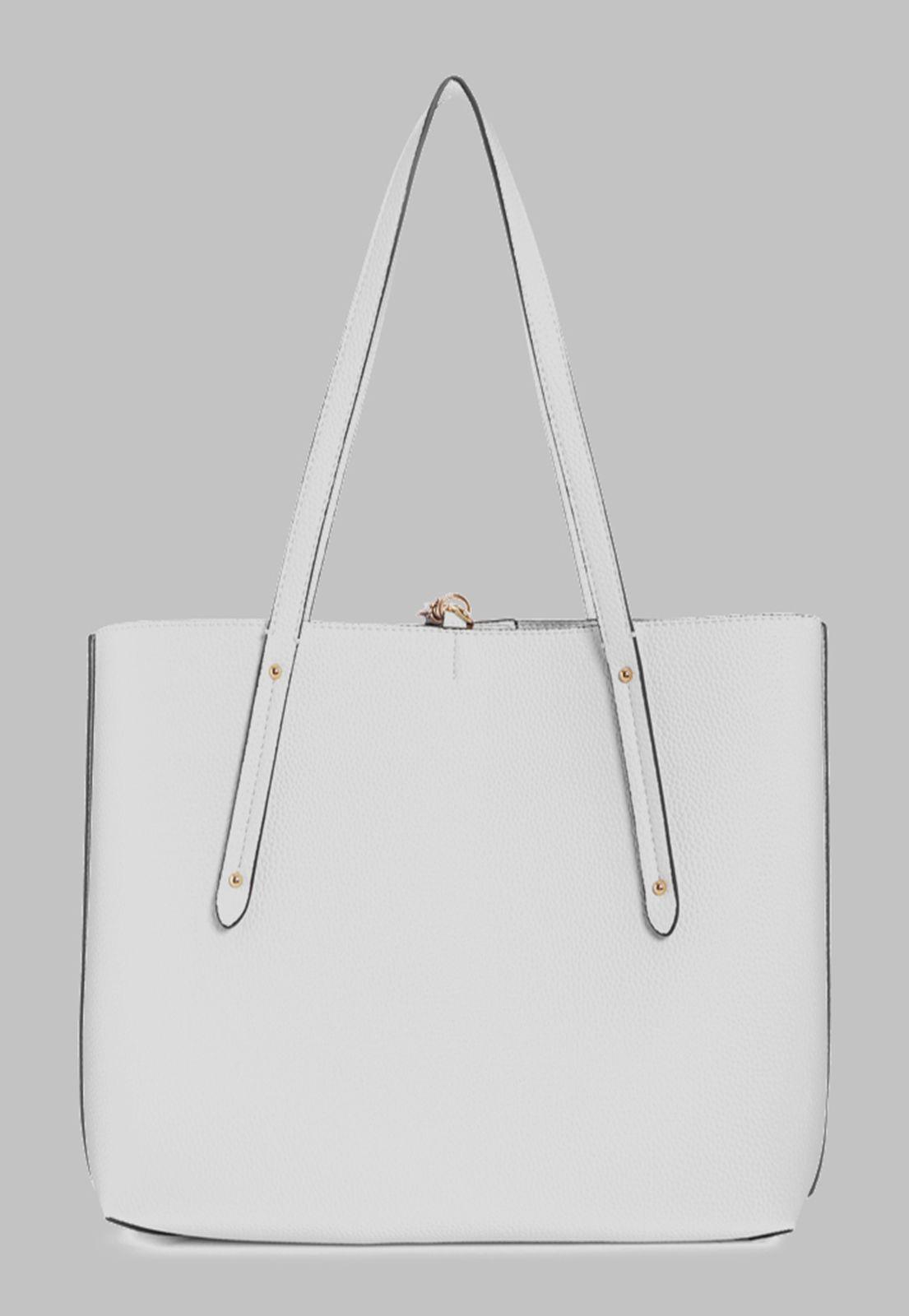 Cartera Guess Eco Brenton Tote Whi Blanco-2