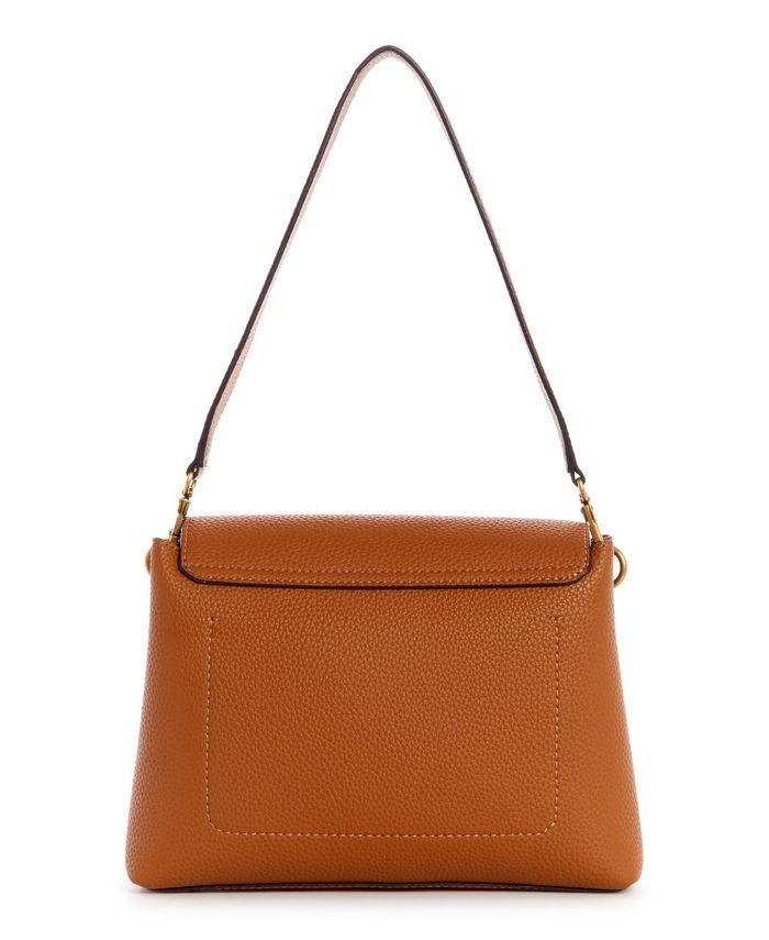 Cartera Downtown Chic Flap Shldr Bag Café Guess-2