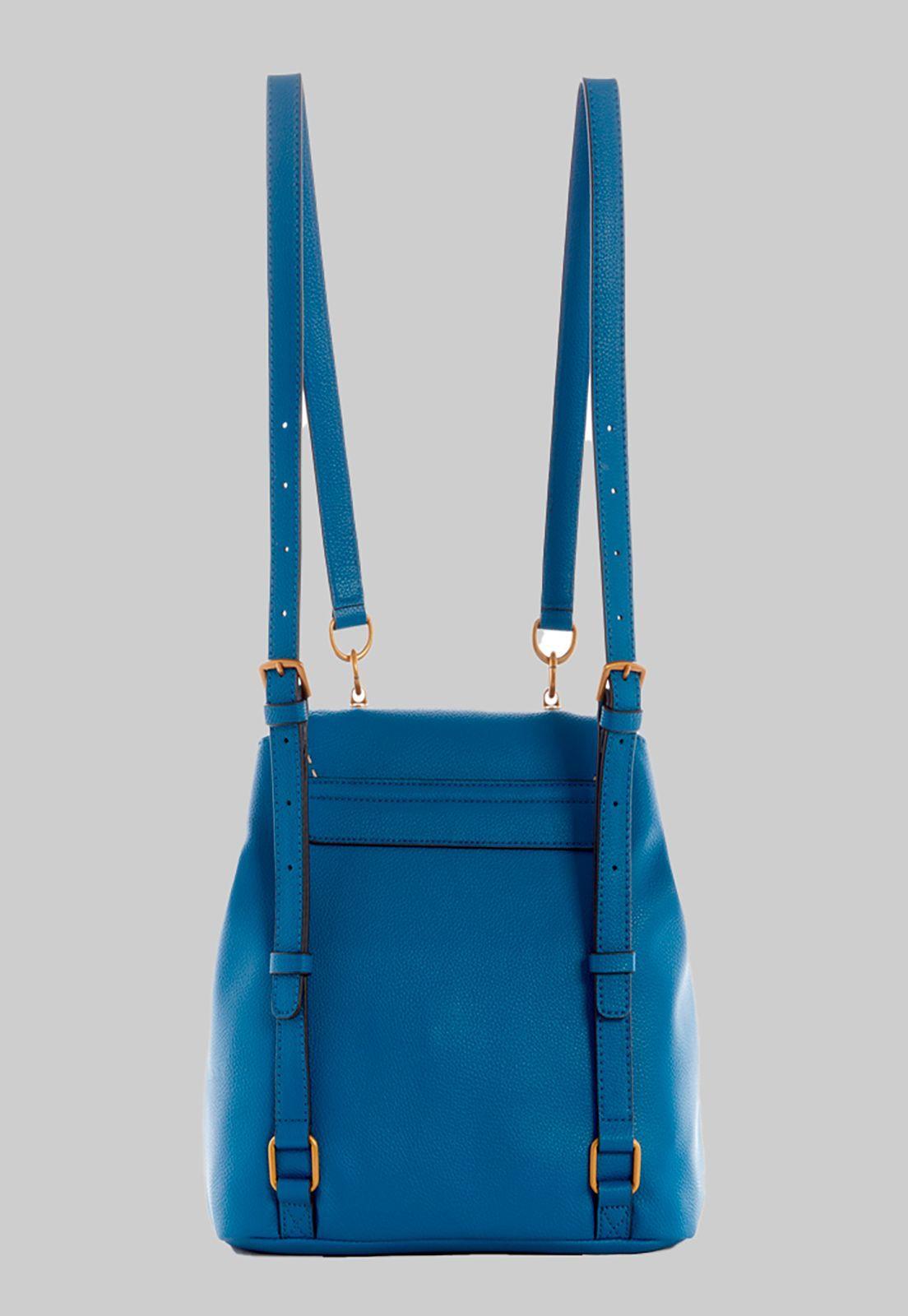 Mochila No Limit Flap Backpack Tea Azul Guess-1