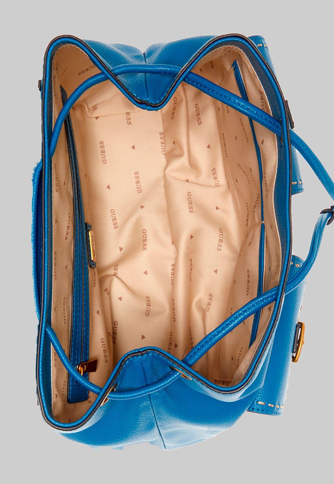 Mochila No Limit Flap Backpack Tea Azul Guess-2