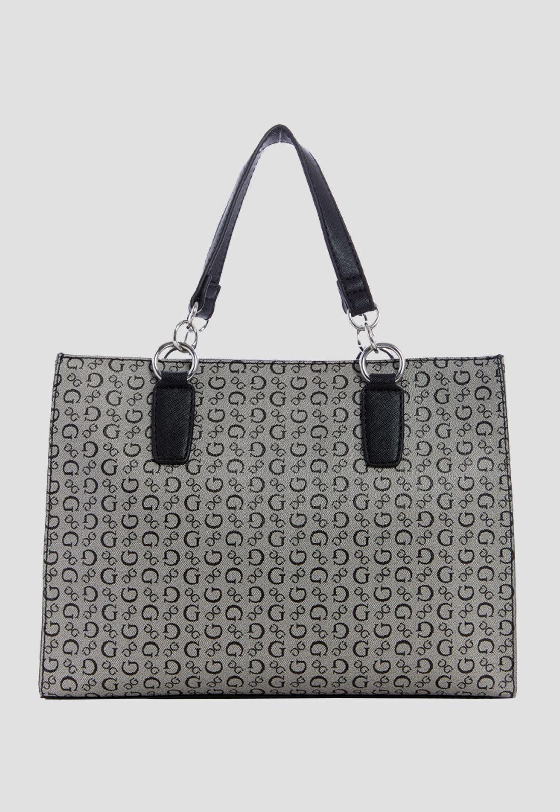 Cartera Collinsville Satchel Bla Negro Guess-2
