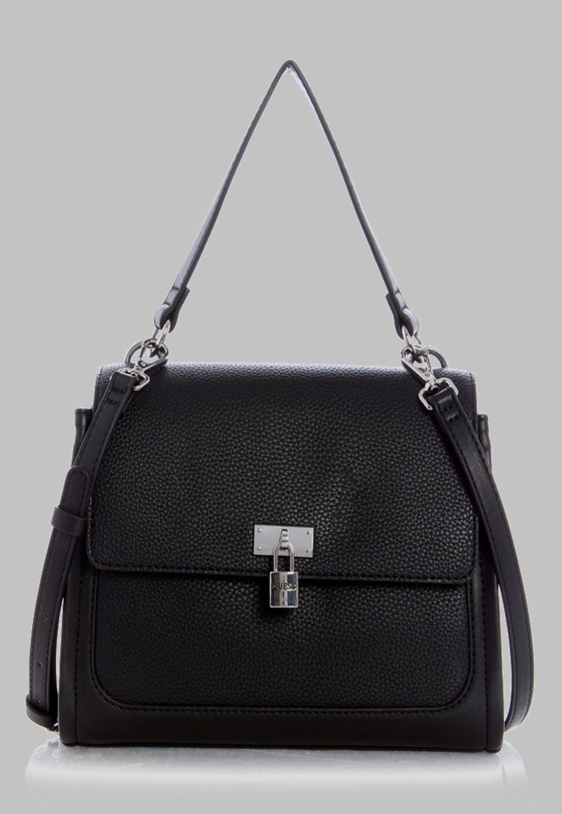 Cartera G Factory Elkhart Top Handle Bla Negro-0