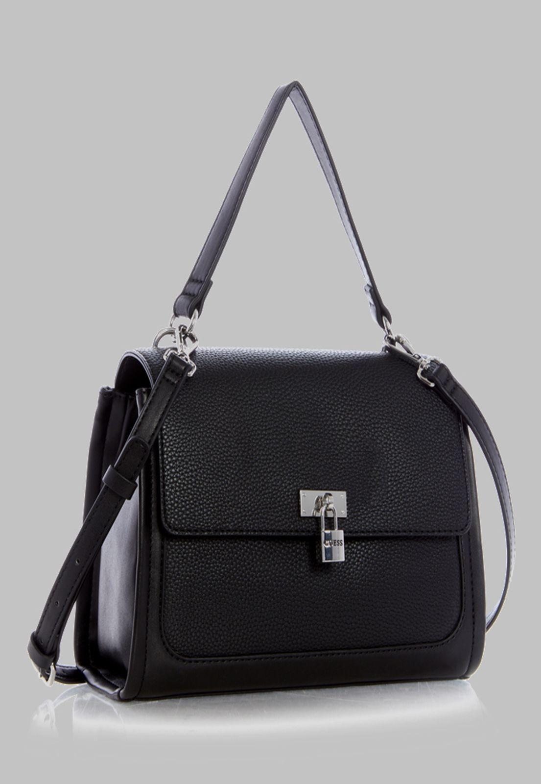Cartera G Factory Elkhart Top Handle Bla Negro-1
