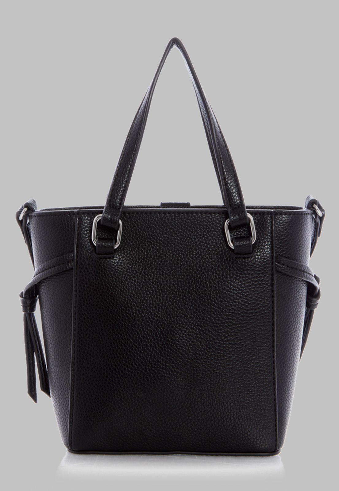 Mini Cartera G Factory Shreveport Mini Tote Bla Negro-2
