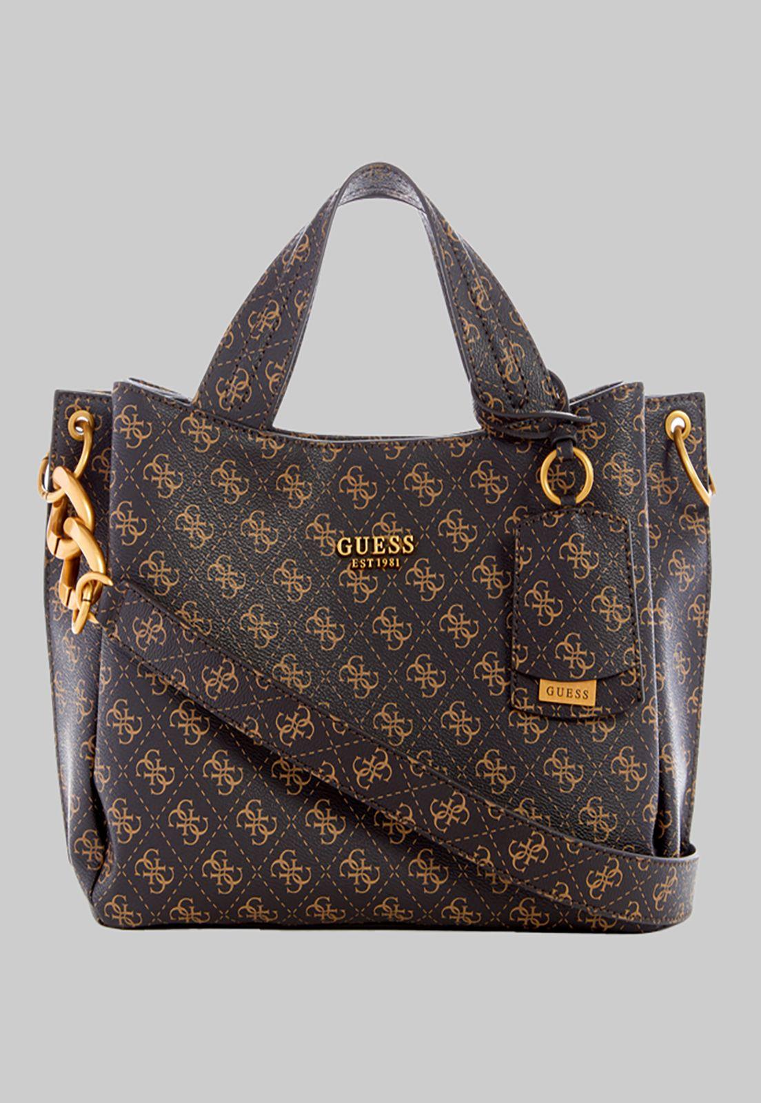 Cartera Guess Zed Girlfriend Carryall Bnl Café-0