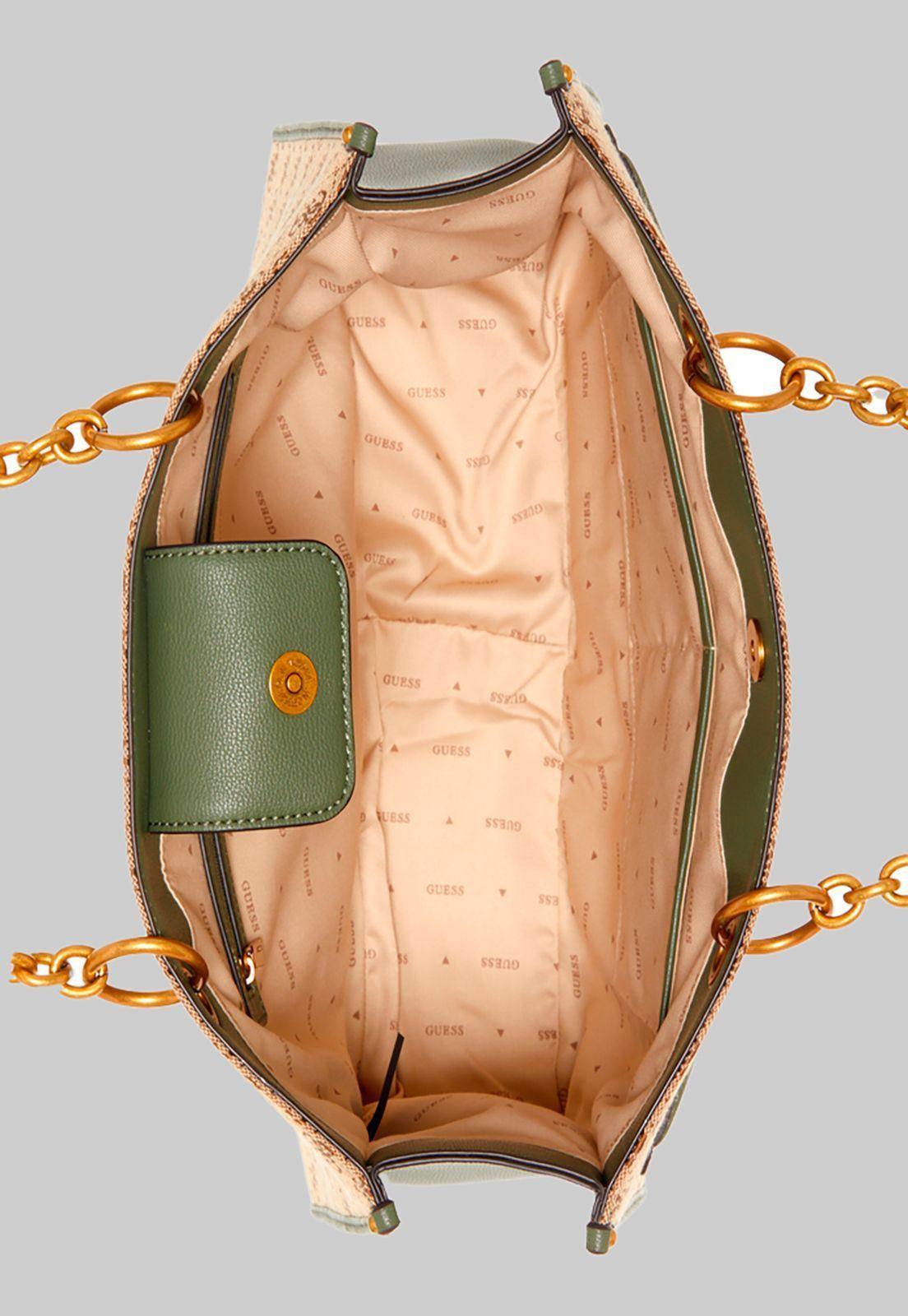 Cartera Aviana Tote Ltv Verde Guess-2