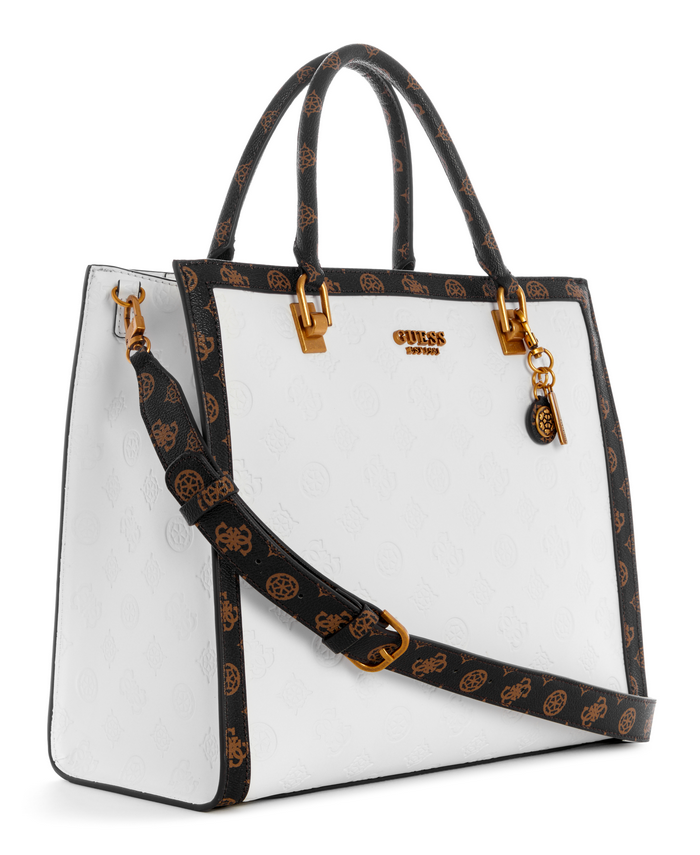 Cartera Abey Elite Tote Wlt Blanco Guess-1