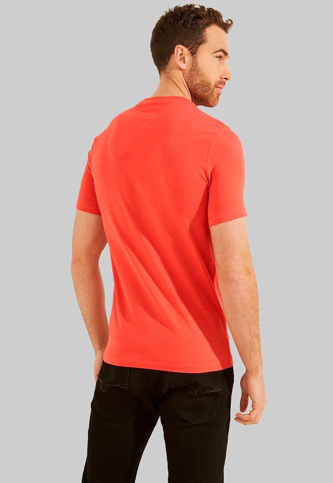 Polera Guess Point Cn Ss Tee A505 Naranjo-3