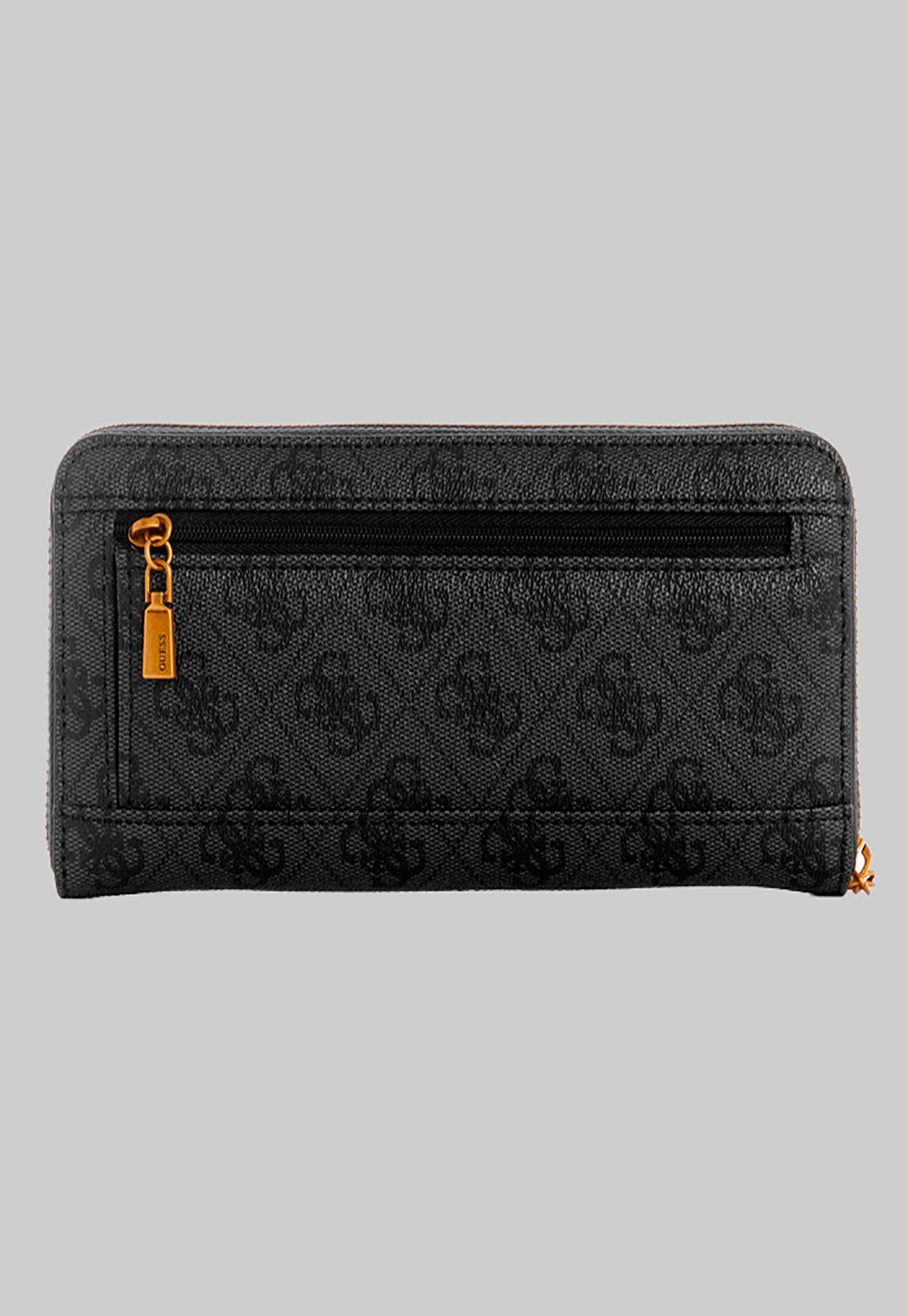 Billetera Kristle Large Around Clo Carbón Guess-1